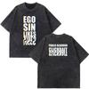 Singer Pablo Alborán Album 2026 Print Washed Vintage T Shirts Men Women Hiphop T Shirts Shortsleeved Casual Oversized T Shirts