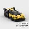 Racing Sports Car MOC Small Particle Building Blocks Bolide Vision GT Speed8 Grid Car Model Building Blocks
