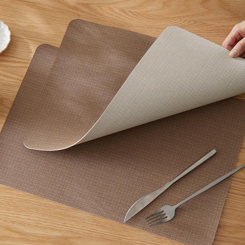 Japanese Cloth Pattern Thermal Insulation Placemat Simple Weaving Nordic Anti-scalding Table Mat Thermal Insulation Mat Bowl Mat Western Food