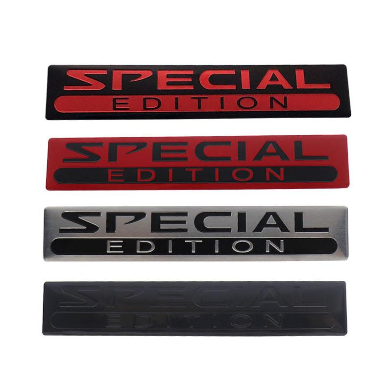 Aluminium Special Edition Logo Emblem Sticker Car Interior Exterior Decoration Decal Motorcycle Accessories