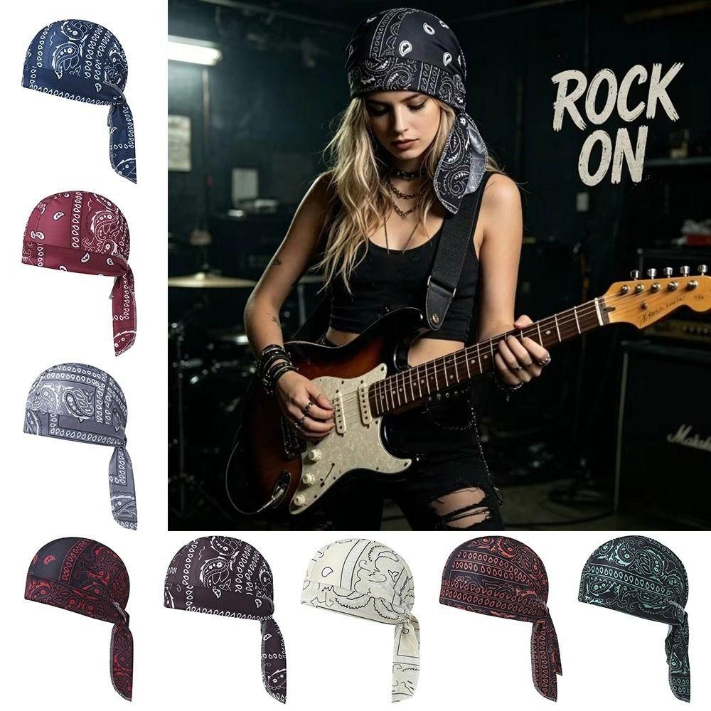 Breathable Bandana Headscarf Quick Dry Pirate Hat New Chemo Cap  Unisex