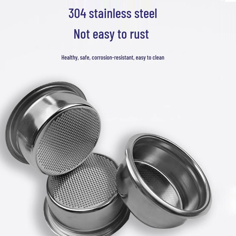 Filtre à café en maille acier inoxydable 304 pour machine à café italienne - Bol à poudre simple/double et manche