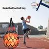 Single Ball Carrier Youth Football Self Trainer Sports Ball Holder Sports Mesh Equipment Football Net Bag Football Accessories