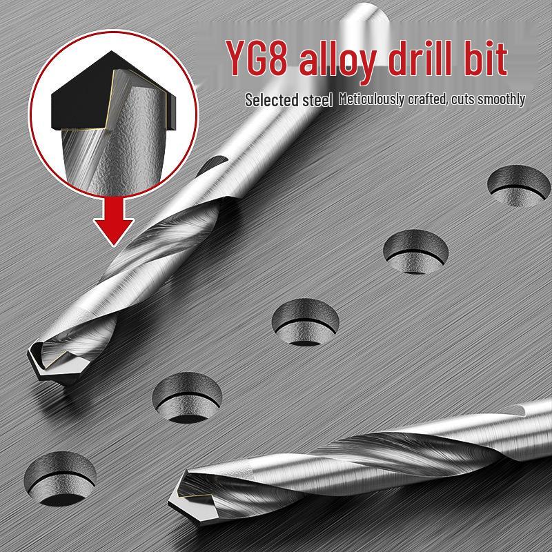 Tungsten Steel High Hardness Alloy Twist Drill Bit Set for Hard Metals