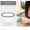 925 Sterling Silver Bracelet Inlaid With Love Zircon Ladies Fashion Birthday Party Wedding Valentine's Day Jewelry Gift