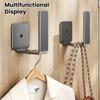 6pcs Router Placement Rack No-Drill Save Space Easy To Install Durable Wall Mounted Socket Fixed Bracket Cutting Board Rack