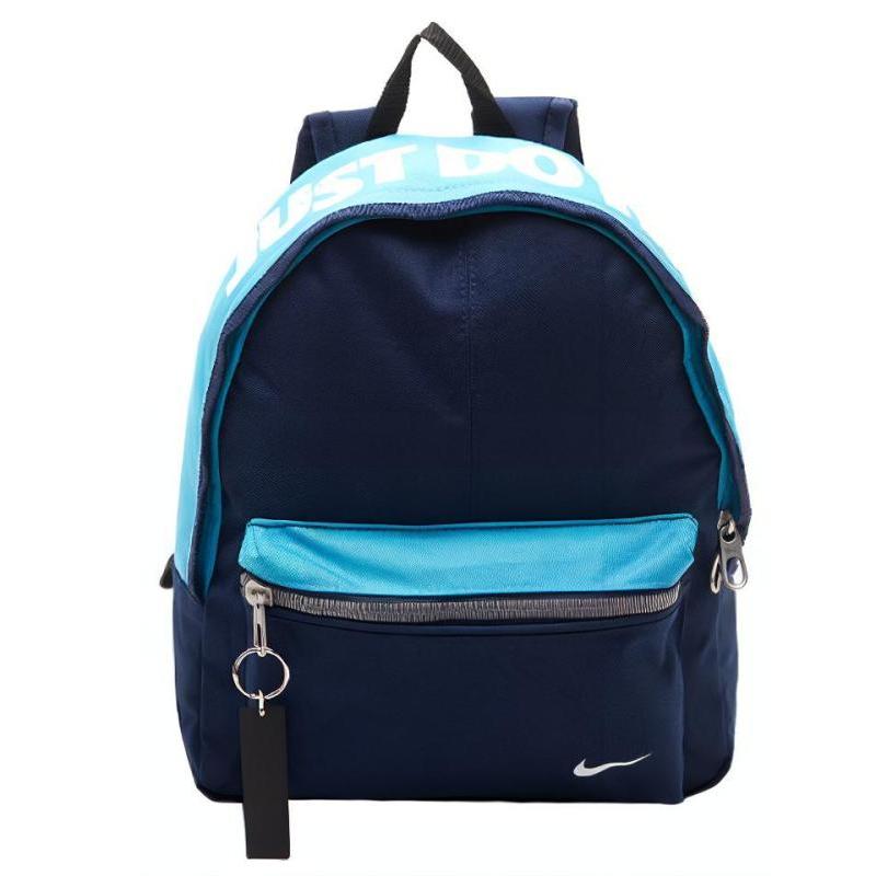Nike Polyester Backpack Regular Men's Deep Navy Blue Casual