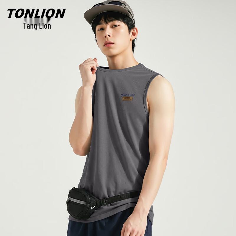 TonLion Men s Quick-Dry Ice Silk Tank Top 5XL