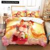 3D Print Anime Princess Connect! Re: Dive Bedding Set Single Twin Full Queen King Size Bed Set Adult Kid Bedroom Duvetcover Sets