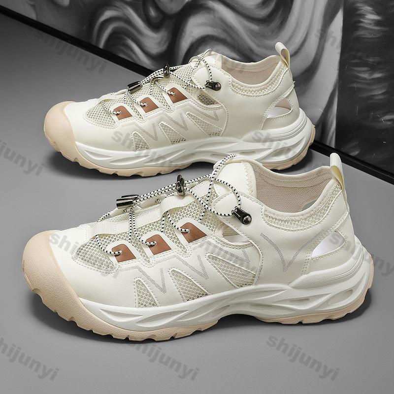 

Outdoor Sports Casual Shoes for Men 2026 Spring New Fashi Trend Hollow Breathable Versatile Shoes Comfortable Chunky sneakers 46