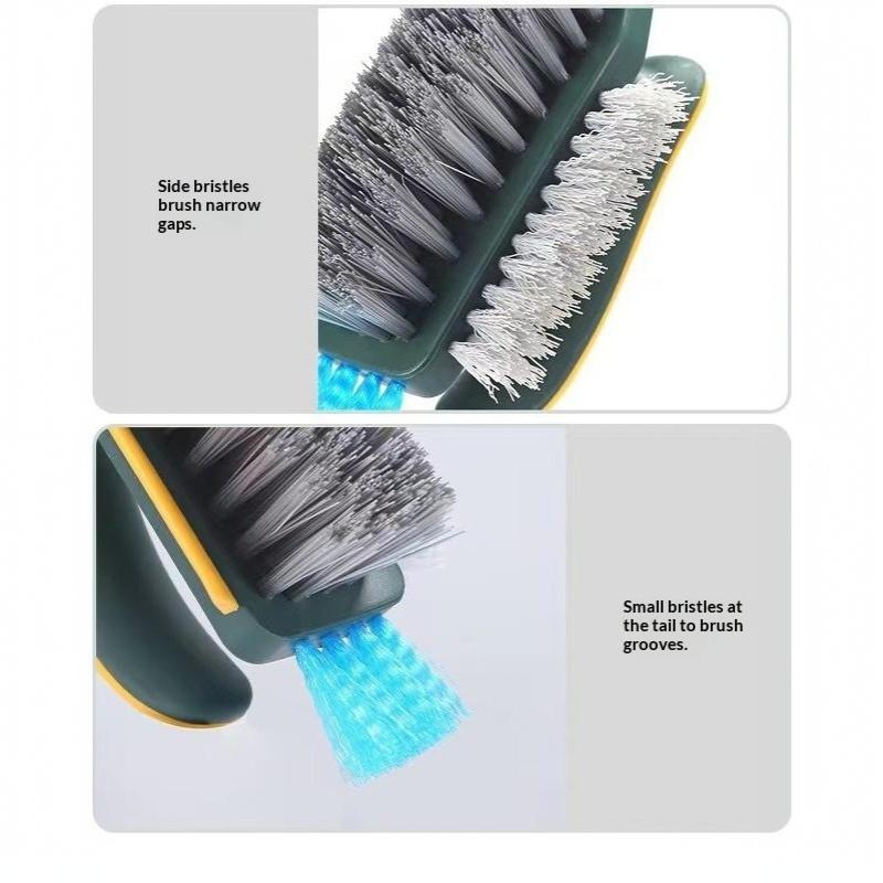 3 In 1 Gap Squeegee Brush Multi-Functional Deep Cleaning Tool for Kitchen Countertop Bathroom Floor Tile Car Interior Gap Cleaning