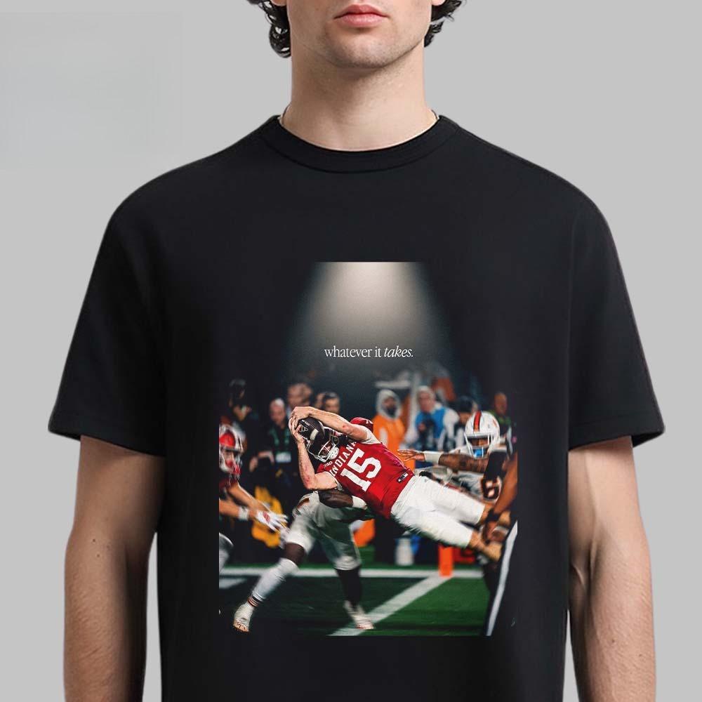 Indiana Hoosiers CFP 2026 National Champion graphics 100Cotton shirt unisex Summer Mens Oneck Short sleeve Tshirt fan gift M