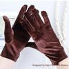 Unisex Gold Velvet Gloves for Autumn/Winter: Sports, Cycling & Driving Warmth