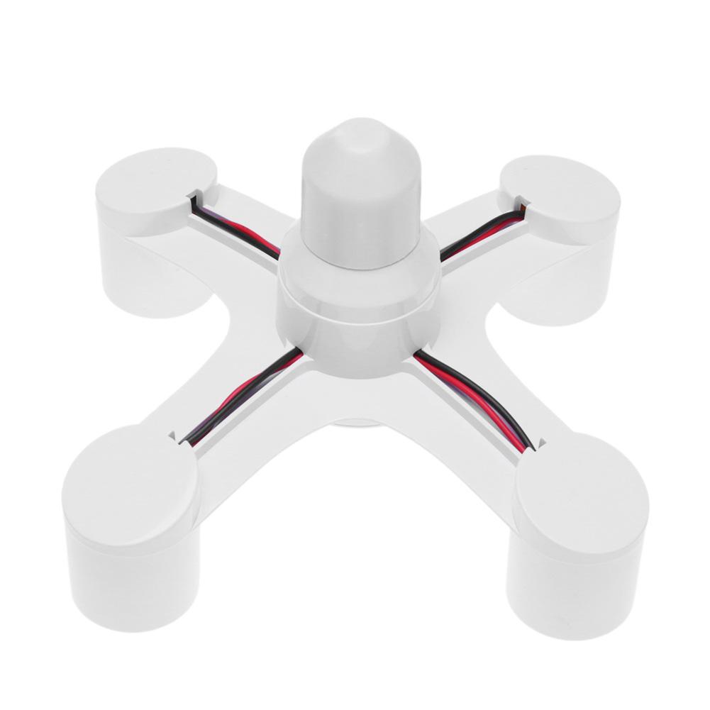 2/3/4/5 in 1 E27 zu E27 Verlängerter LED-Lampenfassung Splitter Adapter Halter für Fotostudio Lampenfassung Licht Halter