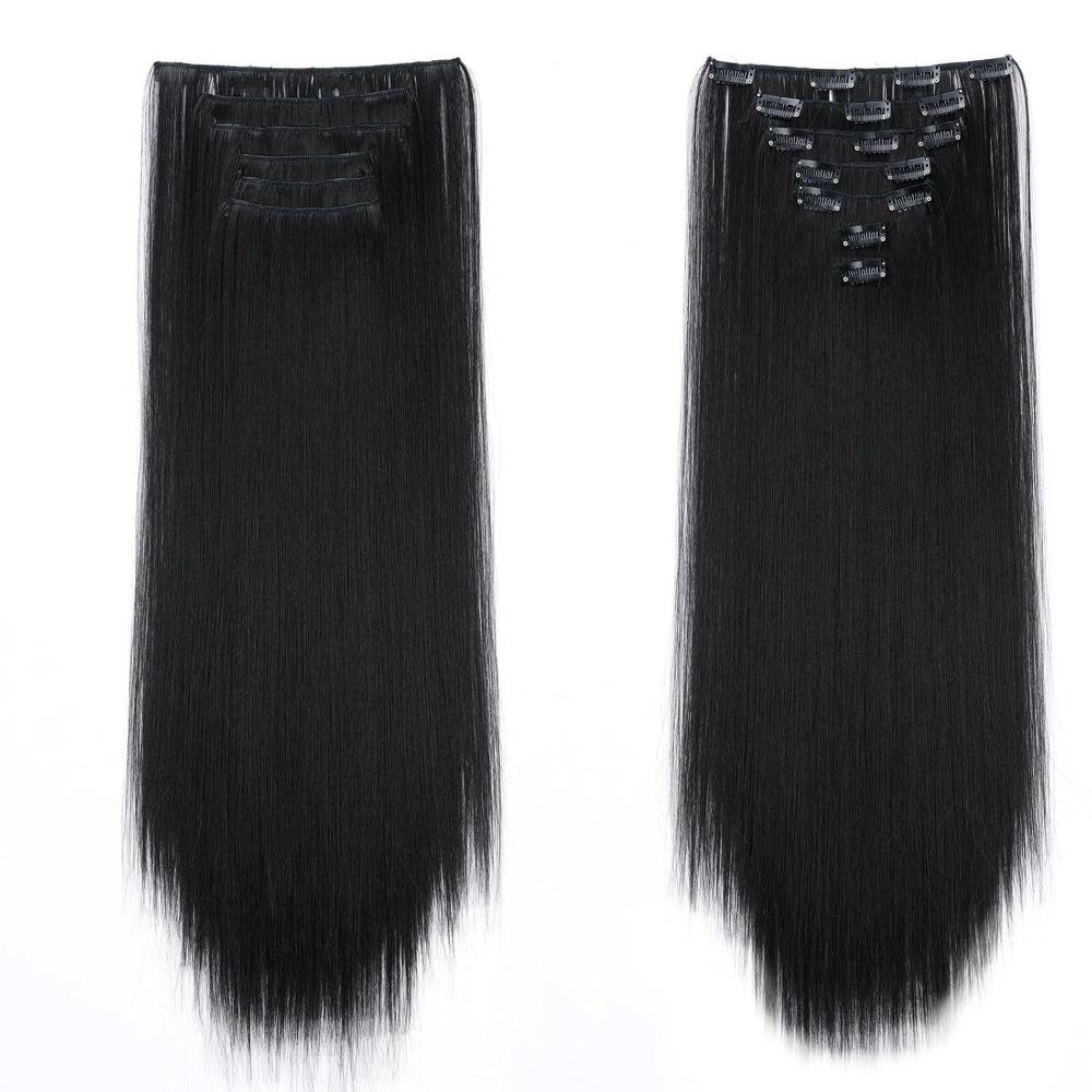 Plasture pentru Păr la Temperatură Înaltă pentru Femei 16 Plăcuțe Set de 7 Piese Clamă pentru Păr Drept Lung Păr