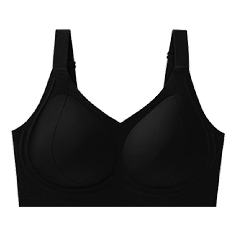 Traceless latex cup, big chest, small underwear, full cup, thin style, gather and close the sub-breasts, anti-sagging bra cover.