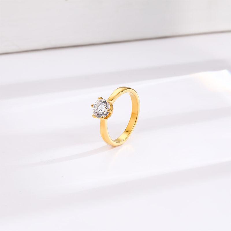 

Super Sparkling Large Zirconium Stainless Steel Ring - Couple Ring, Wedding Jewelry, Party Jewelry, Ring 5