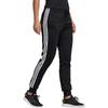adidas Essentials 3-Stripes Fleece Joggers Women Bottoms Black DP2382