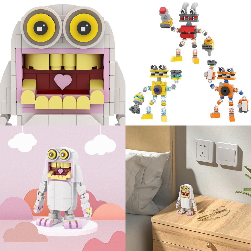 Bloques de Construcción Educativos Moc My Singing Monster Para el Desarrollo Intelectual y la Comunicación Padres-Hijos En Stock