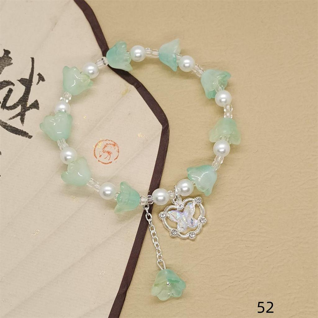 Mori Style Mermaid Crystal Bracelet - Sweet, Versatile Design for Women, Students, and Best Friends.