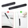 4pcs Universal Car Door Strips Anti Scratch Sticker Carbon Fiber Edge Protective Strips Side Doors Moldings Scuff Trim Stickers