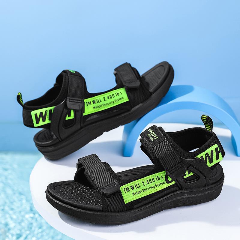 

Children s sandals summer hollow breathable youth size 28-41 lightweight no dehydration no degumming boys beach shoes 28