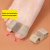 2Pcs Toe Separator Silicone Soft Gel Pedicure Tool for Toe Valgus Overlapping Correction Breathable Elastic Toe Spacer Skin-friendly Foot Care