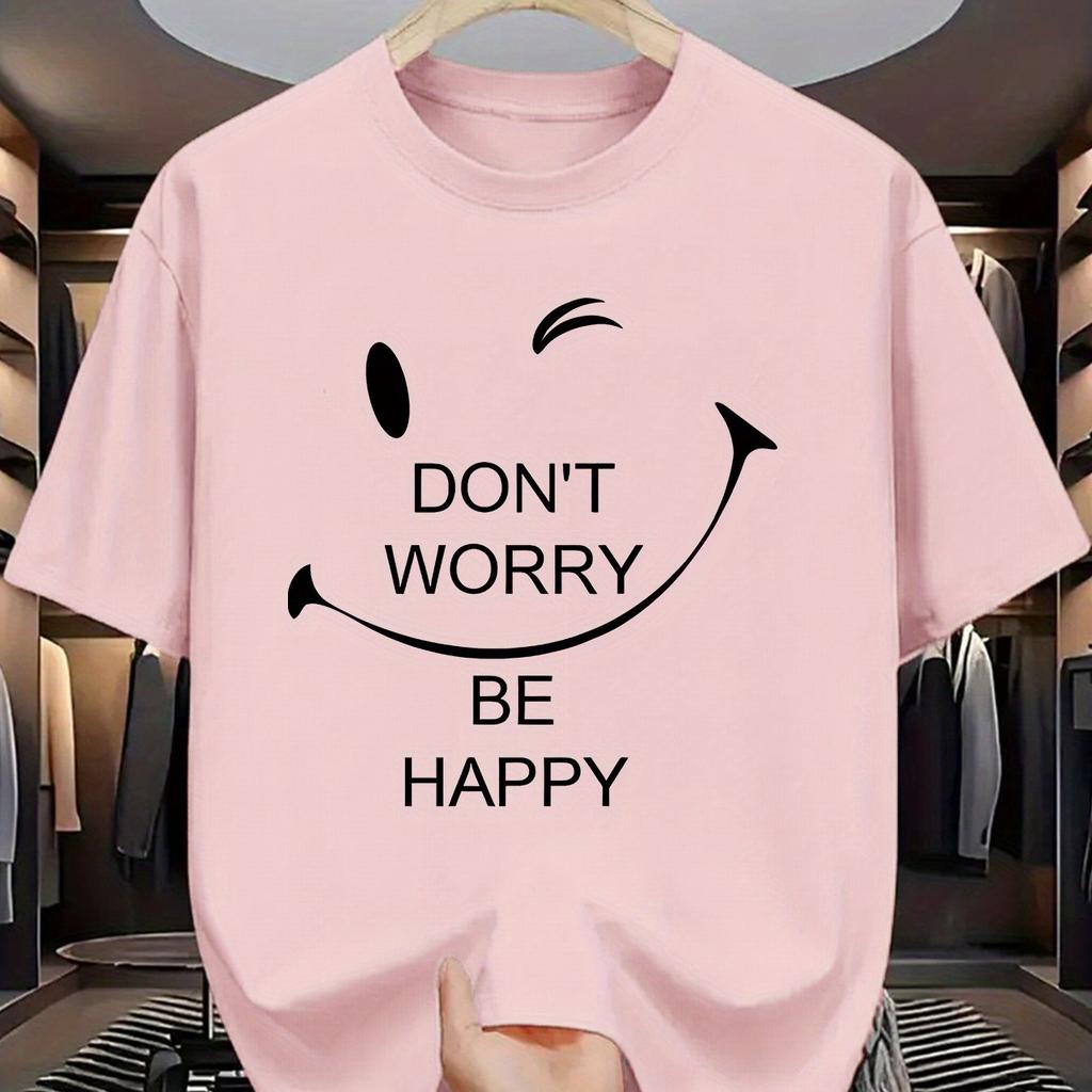 Summer Unisexs 100 Pure Cotton Casual Loose Geometric Pattern Printed Comfortable Sports Round Neck Short Sleeved TShirt Top