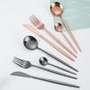 Gold Cutlery Set Stainless Steel Dinnerware Set 30Pcs Knives Forks Coffee Spoons Flatware Set Kitchen Dinner Tableware Set
