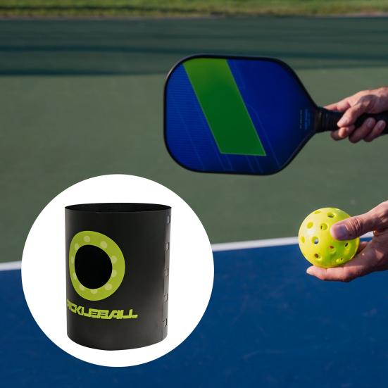 Foldable Outdoor Pickleball Game Portable Team-Based Plastic Pickleball Bucket for Back Yard Beach Park Play