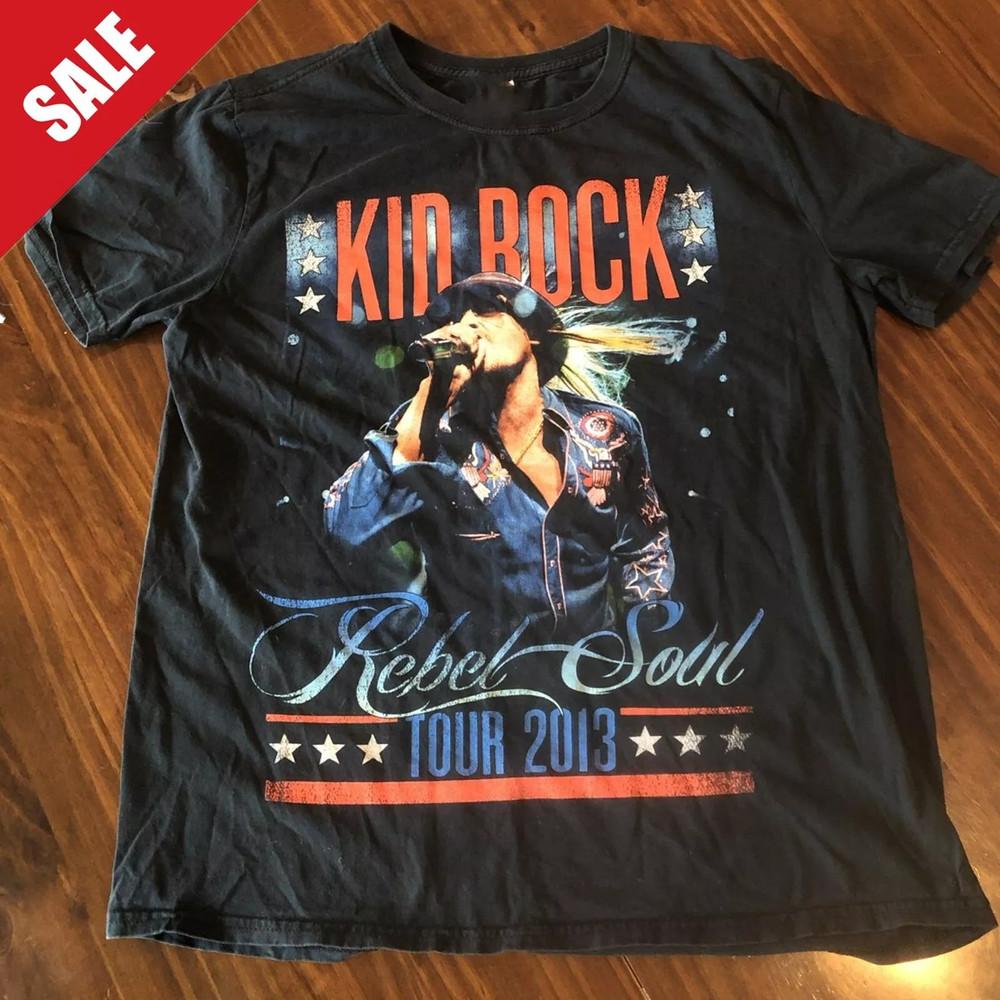 Rare Kid Rock concert Tshirt 2013 Men Men S5XL Tee 1HN879 Unisex T-Shirt XL