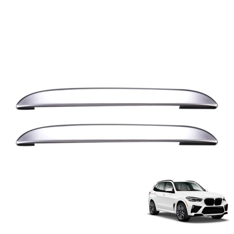 Car Chrome Silver Seat Back Trim Decoration Strips for-BMW X5 X6 X7 G05 G06 G07 6GT 2018- Interior Accessories