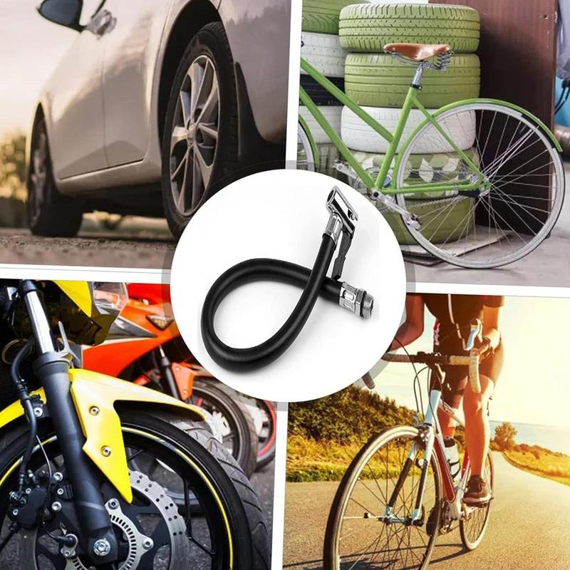 Autoreifen-Luftfüllerschlauch, aufblasbare Pumpe, Verlängerungsrohradapter, Twist-Reifen-Luftanschluss, Verriegelung, Air Chuck, Fahrrad, Motorrad
