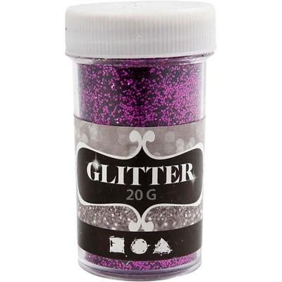 Fine Glitter - Purple - 20 G - Ideal for Embellishing Your Creations - Practical Pot