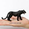 Figurina Leopardo Animali Giocattolo Figure Ocelot Pantera Ghepardo Giungla Animali Selvatici Figure Action Figure Giocattoli di Plastica Regali per Bambini