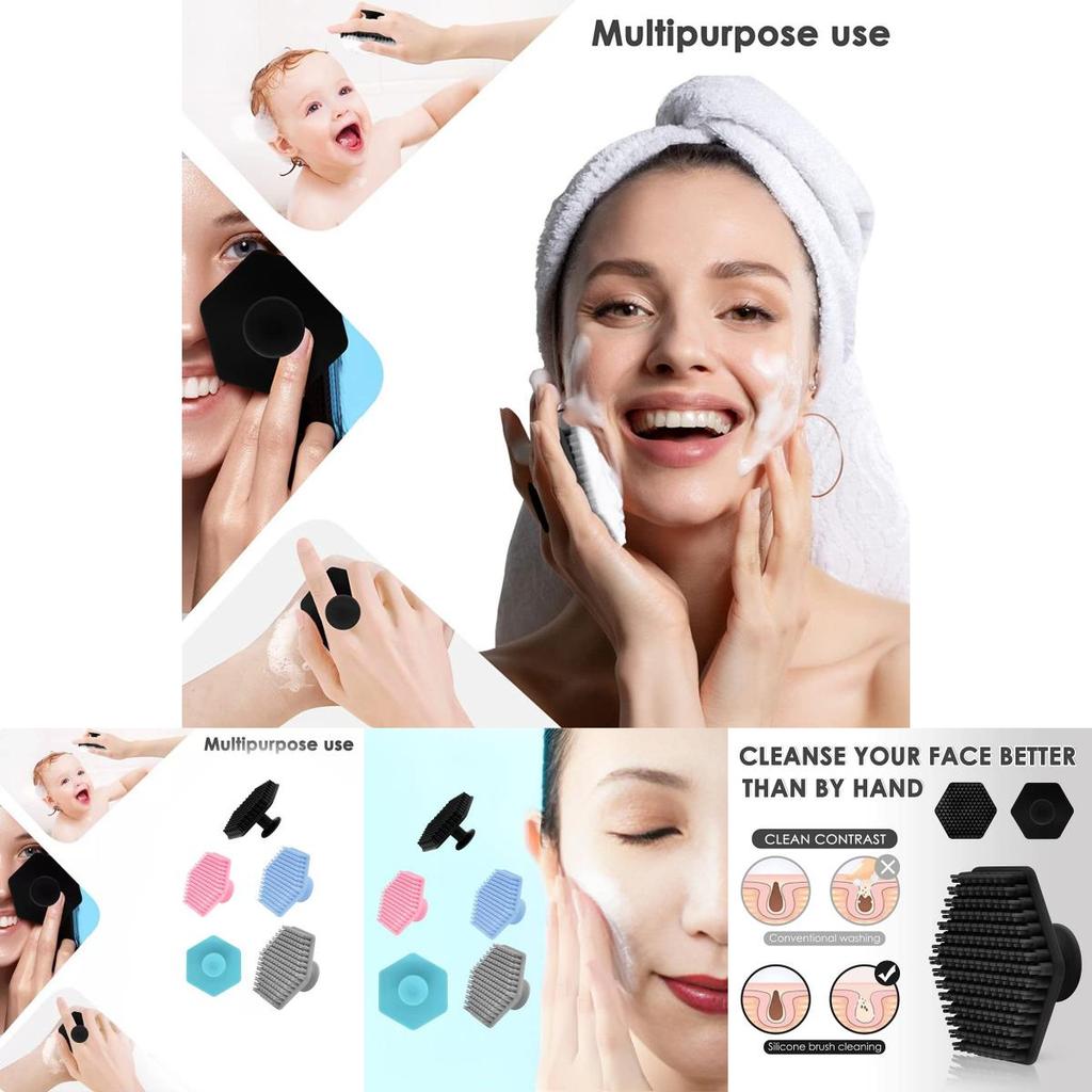 Sanfte Silikon-Gesichtsbürste zum Peelen und Reinigen Perfekt für alle Hauttypen