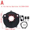 RSD Turbine Air Cleaner Matte Black Intake Filter For Harley Sportster XL 883 Dyna V-Rod Softail Fat Boy Touring Ultra FLHR FLHX