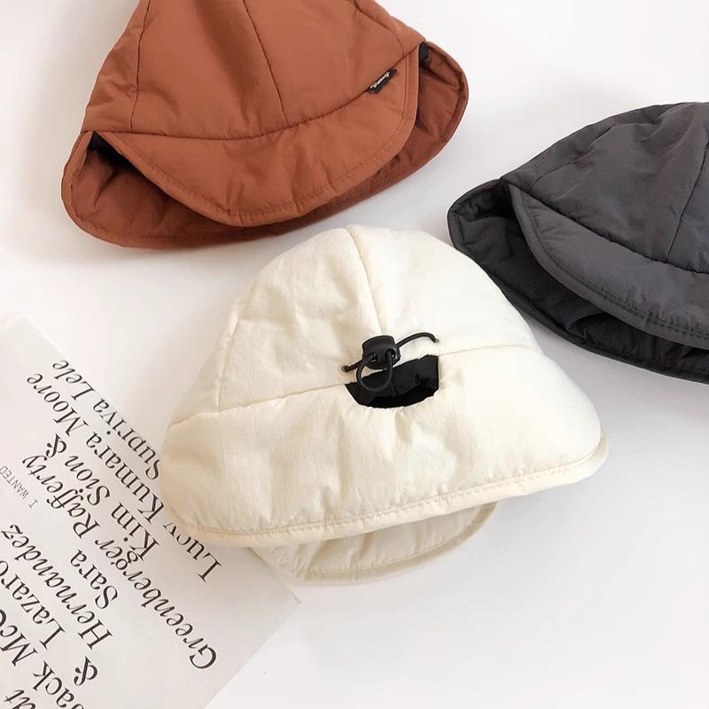 South Korea Fall and Winter Warm Ski Ear Protection Windproof Lei Feng Cap Men and Women Outdoor Pilots Cold Cycling Duck Tongue Cap Sub