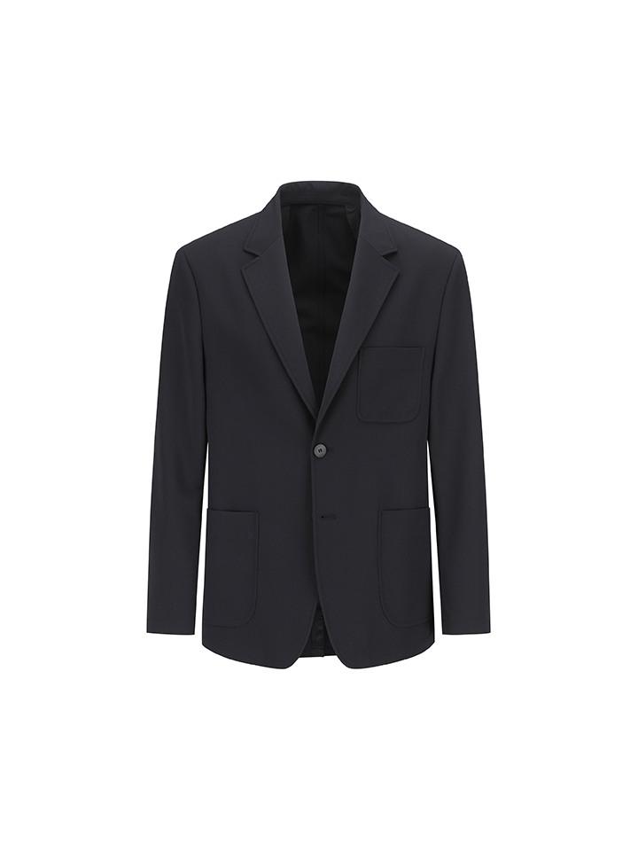 And Z Men'S) Two-Button Single Set-Up Jacket_Ble2Kg1501