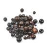100pcs Wooden Beads Unfinished Natural Round Wood Spacer Beads Hair Braid Barrel Bead for DIY Crafts Hair Macrame Jewelry Making