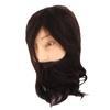 Salon Male Mannequin Head Human Hair Practice Hairdressing Training Head for Styling