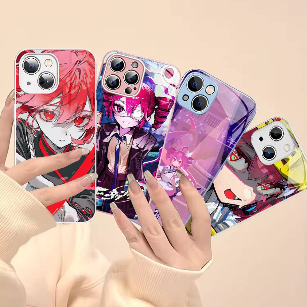 Vocaloid Kasane Teto Girl For IPhone 14 13 12 Mini 11 Pro XS Max X XR 14 Plus Tempered Glass Cover
