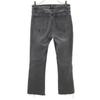 Zara Cut-off Processing Boot Cut Denim Pants 40 Charcoal Jeans Women Used