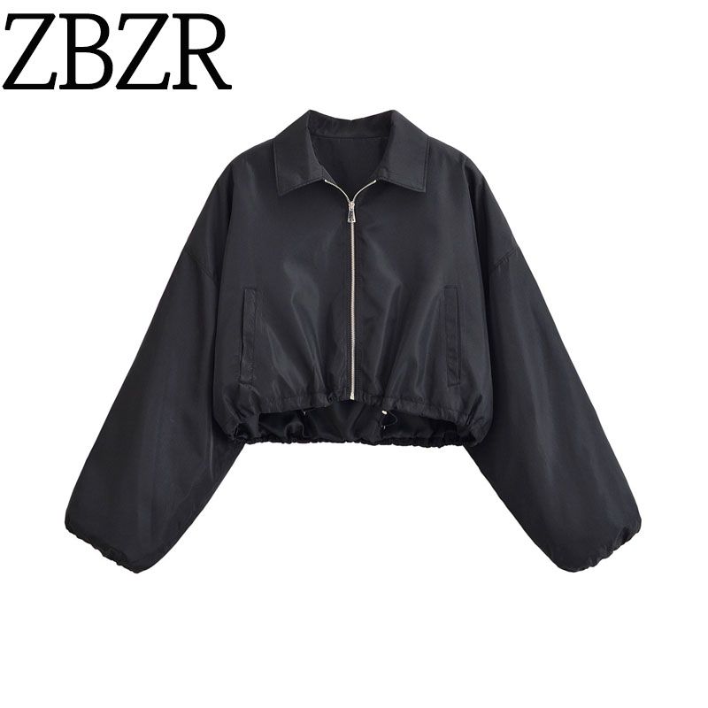 Zbzr New Fall Women's Clothing Fashion Wind Fashion Elegant Lapel Long Sleeve Short Coat 8481065 800