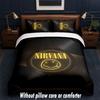 Set Biancheria da Letto Nirvana Design 1 Copripiumino + 2 Federe Morbido Traspirante Biancheria da Letto per la Casa