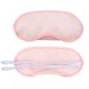 Benda per occhi da donna semplice e alla moda, maschera per gli occhi per il sonno in pura seta, copertura ombreggiante imbottita, aiuto per il relax da viaggio