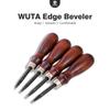WUTA Sharp Leather Edge Beveler Edge Skiving Polishing Leather Tools DIY Belt Maker High Carbon Steel Leather Craft Beveller