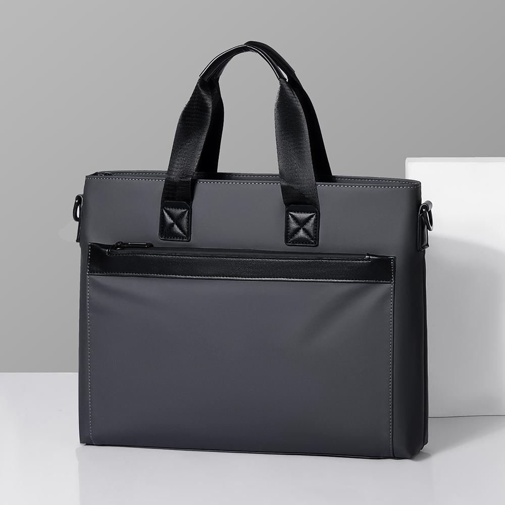 Men's Business Briefcase Large Capacity Shoulder Bag Crossbody Bag