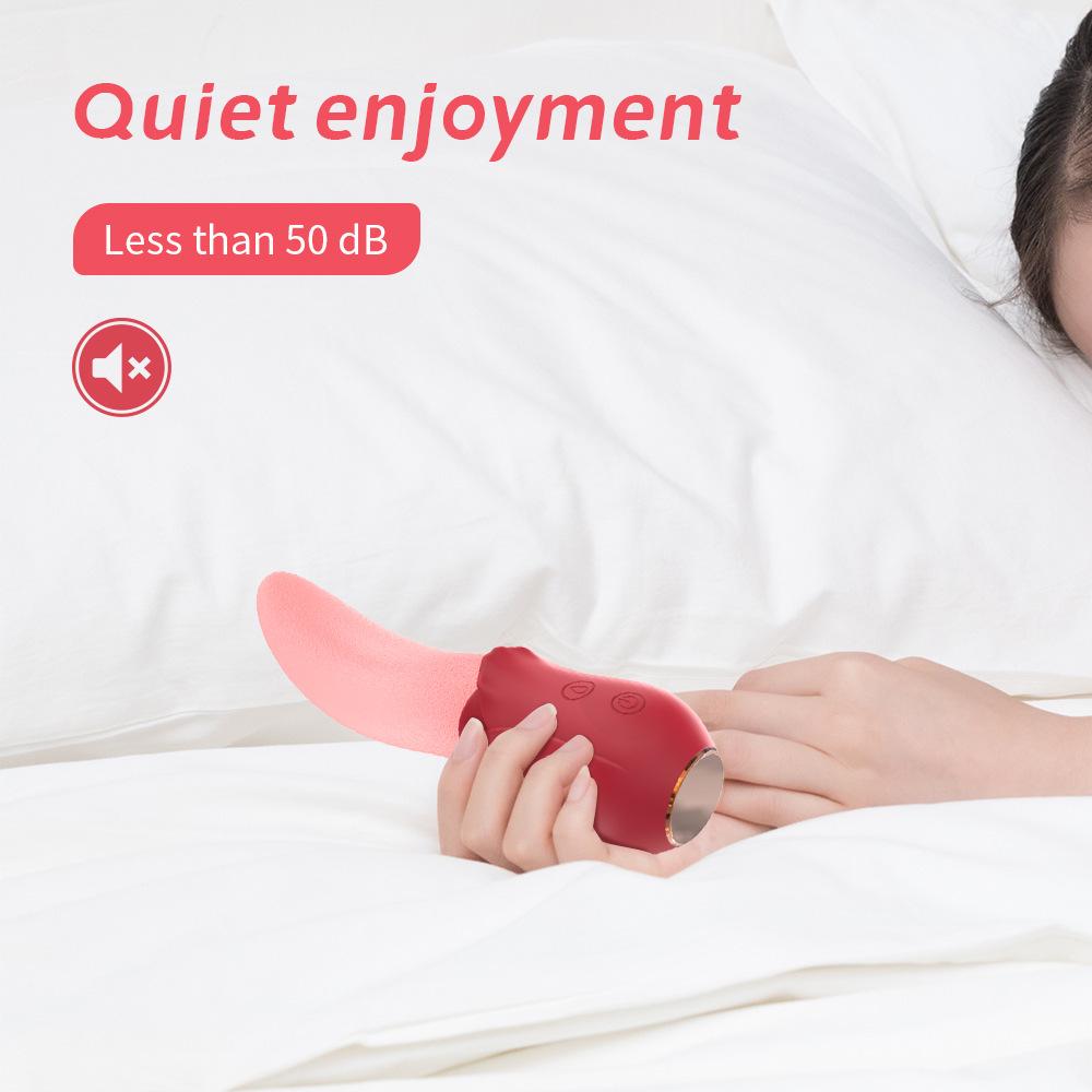 Mia 2. Generation Multifrequenz Klitoris- und Bruststimulierender Zungenvibrator