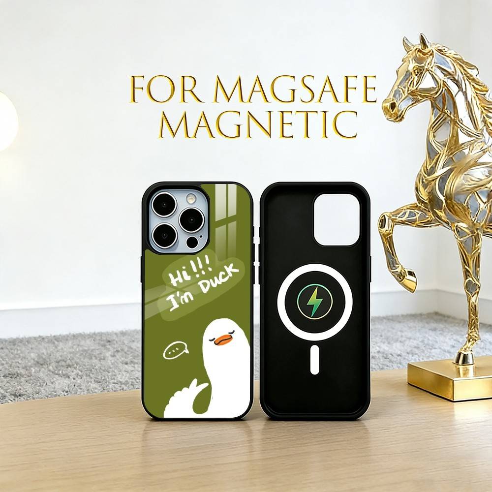 Chong Ya! Phone Case For iPhone17,16,15,14,13,12,11 Plus,Pro Magnetic For Magsafe Wireless Charging